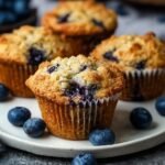 Almond Flour Blueberry Muffins