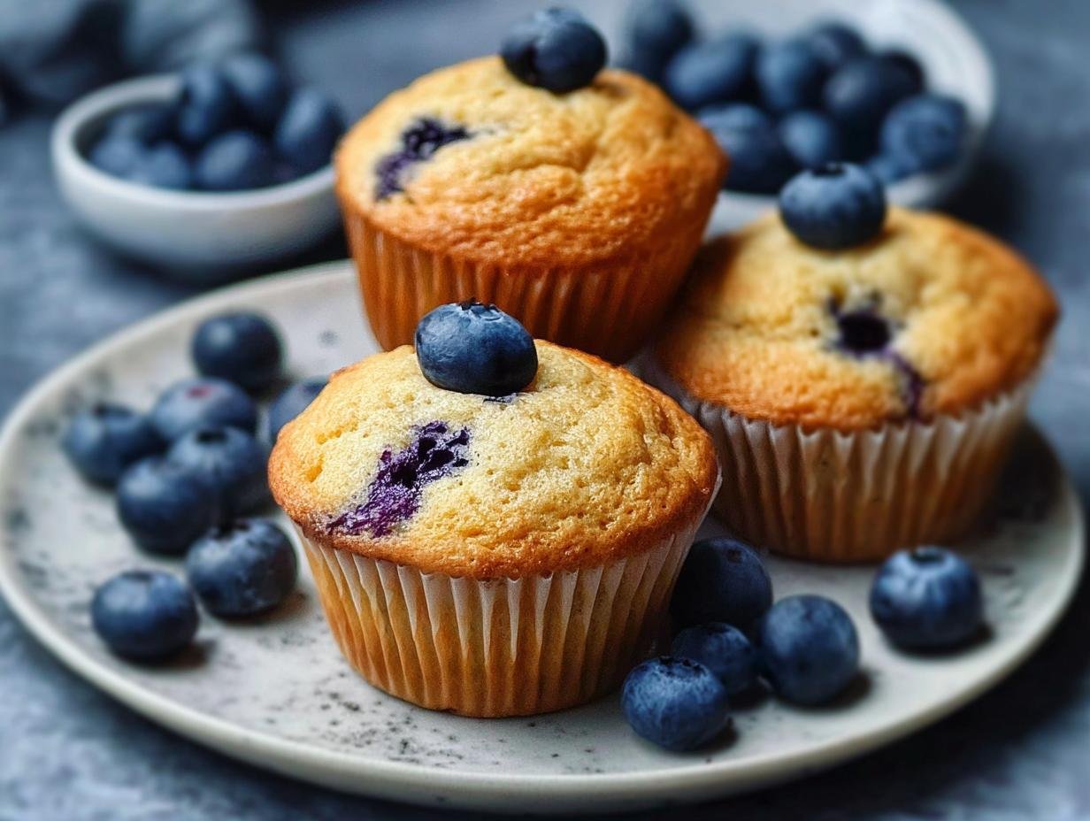 Perfect Almond Flour Blueberry Muffins 3 Ways - Almond Flour Blueberry Muffins - additional detail