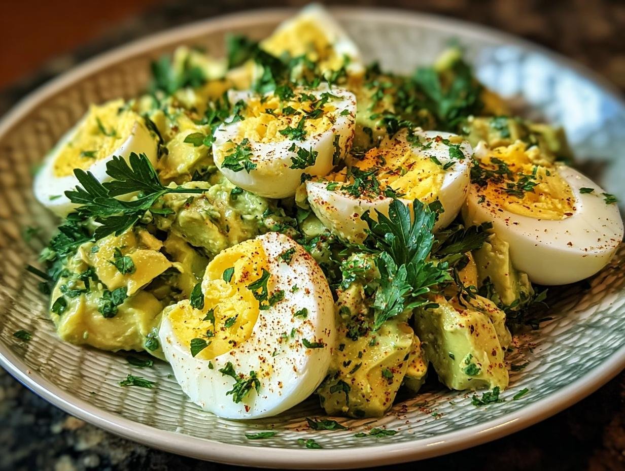 Avocado Egg Salad: 10 Minute Creamy Masterpiece