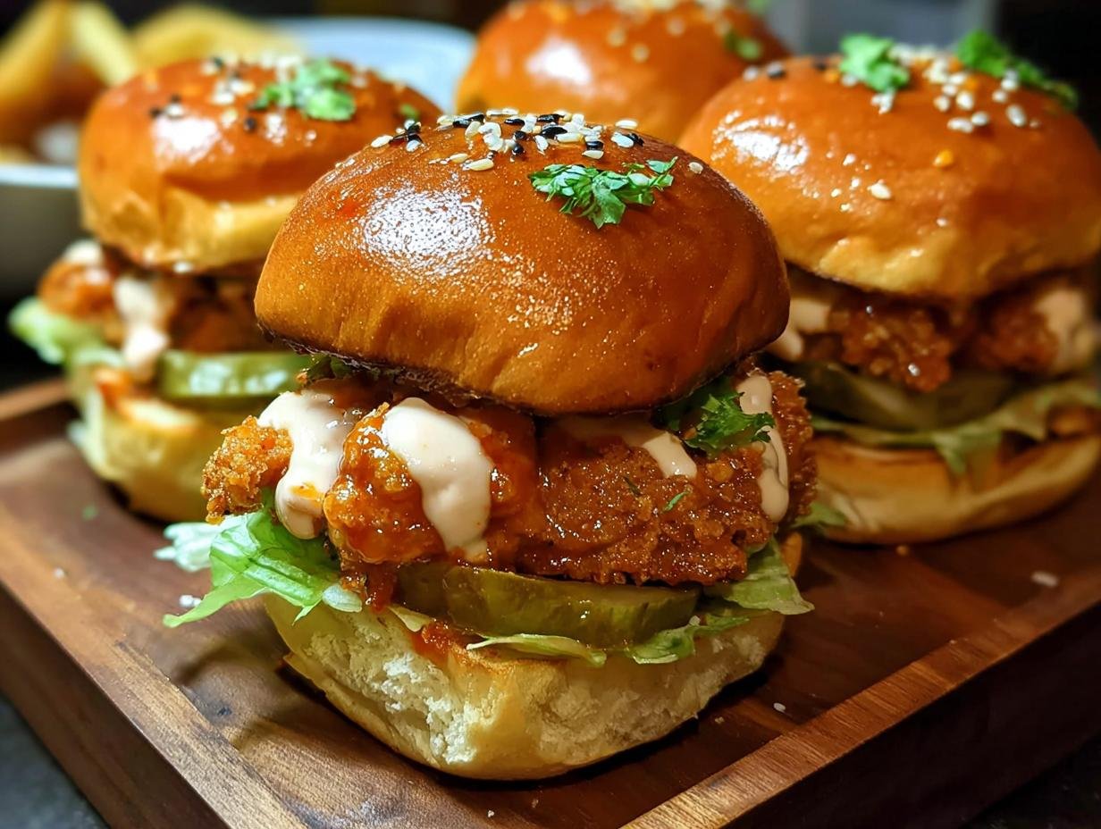 Bang Bang Chicken Sliders: 12 Amazing Bites - Bang Bang Chicken Sliders - additional detail