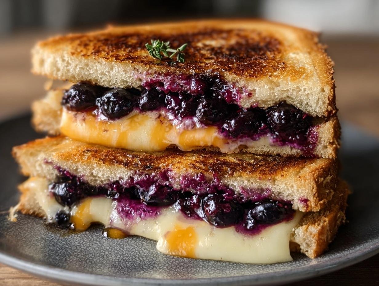 Blueberry White Cheddar Grilled