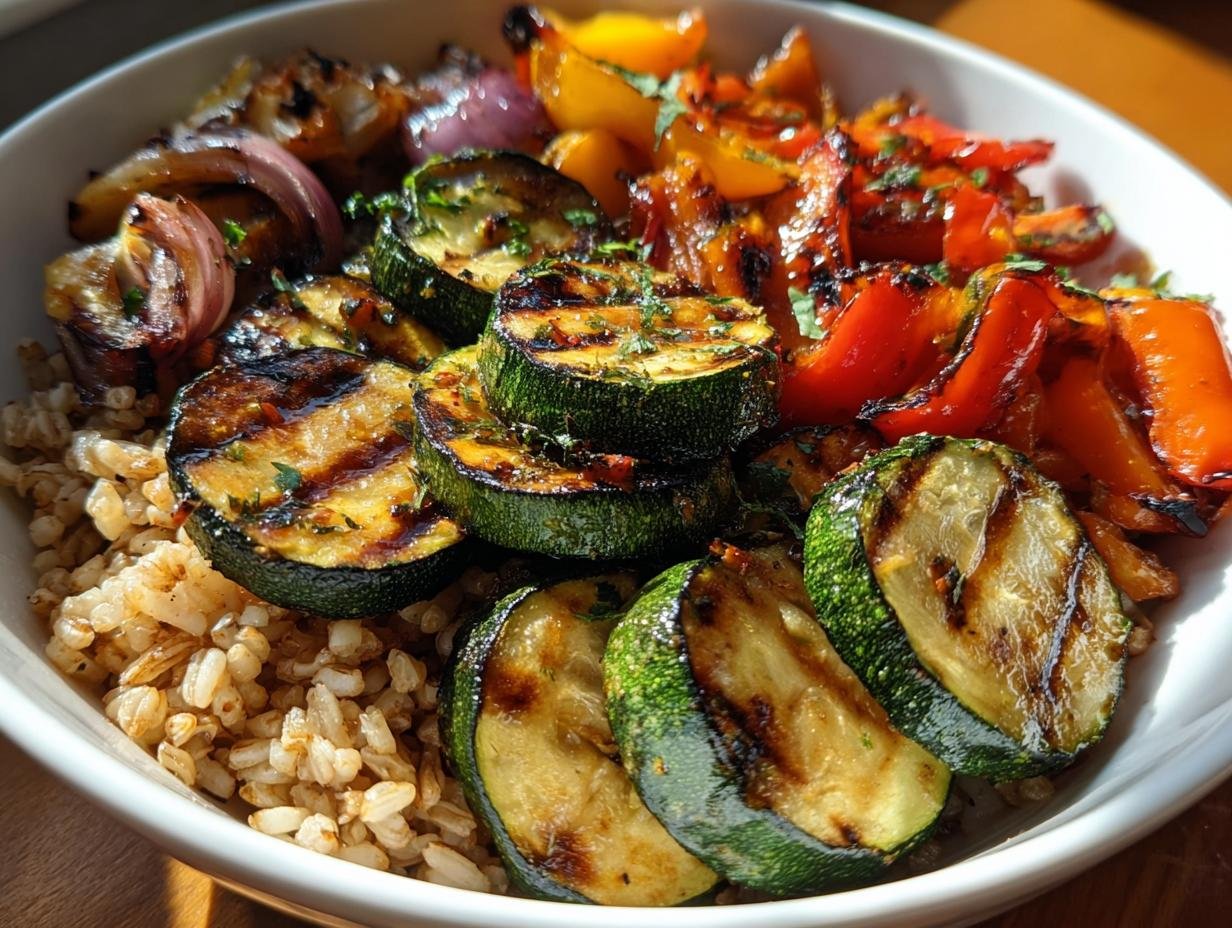 Brown Rice Grilled Veggie