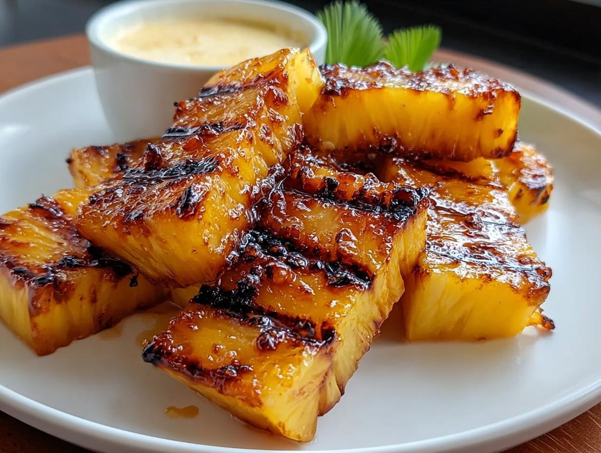 Brown Sugar Grilled Pineapple: 1 Magical Recipe - Brown Sugar Grilled Pineapple - additional detail