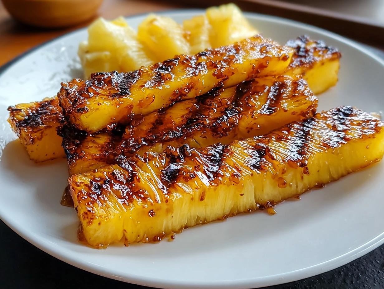 Brown Sugar Grilled Pineapple: 1 Magical Recipe - Brown Sugar Grilled Pineapple - additional detail