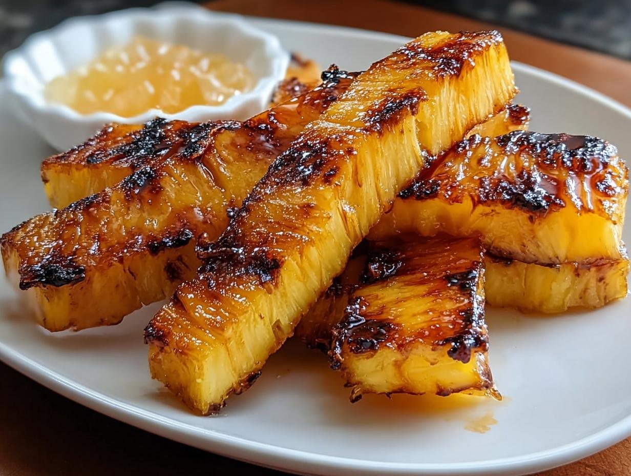 Brown Sugar Grilled Pineapple