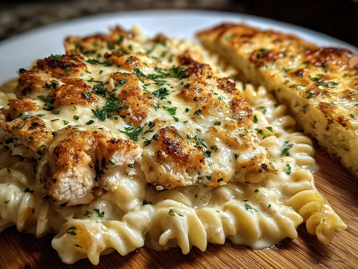 Cheesy Alfredo Twisted Pasta - Cheesy Alfredo Twisted Pasta - additional detail