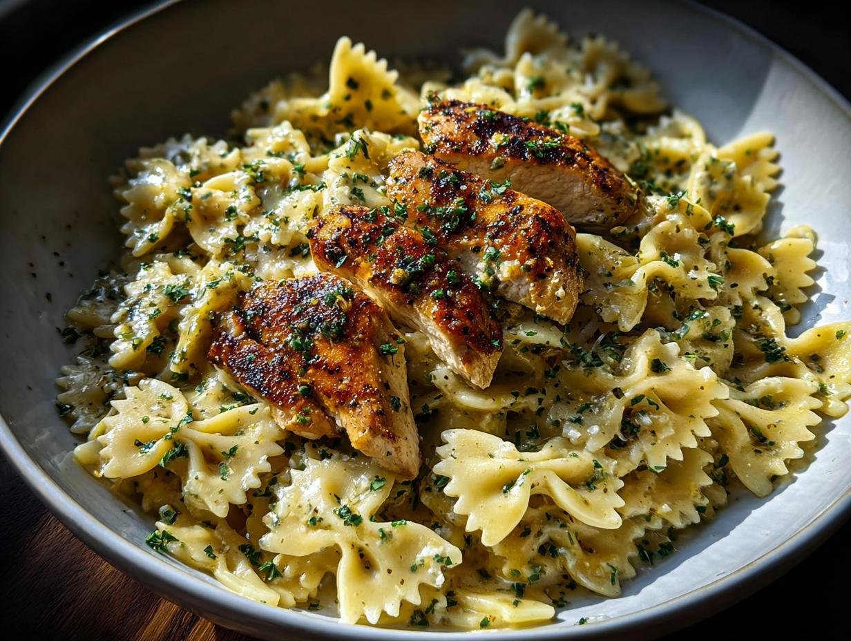 Cheesy Bowtie Pasta Garlic: 30 Min Meal - Cheesy Bowtie Pasta Garlic - additional detail