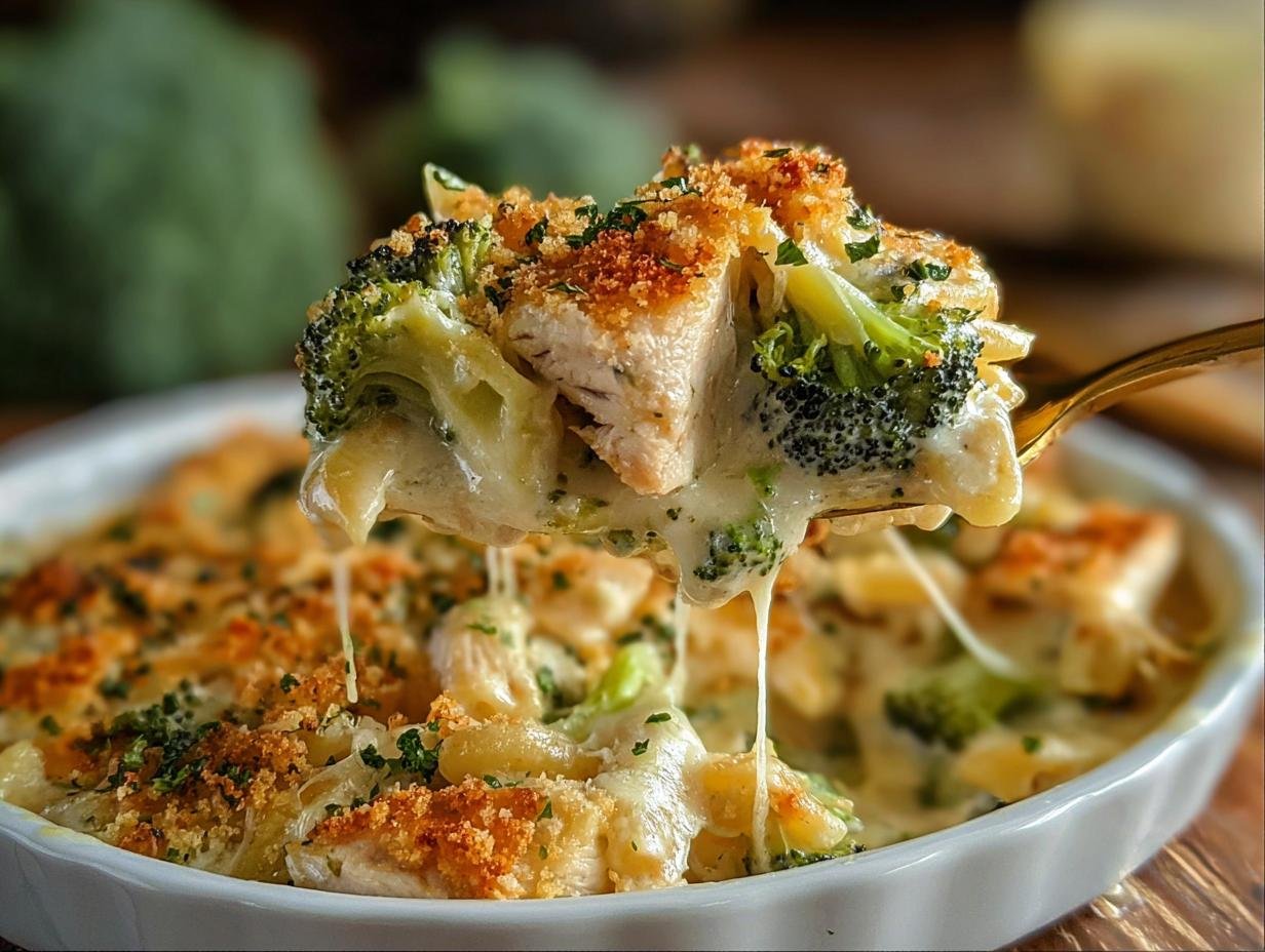 Amazing Chicken Broccoli Alfredo Bake with 1 Twist - Chicken Broccoli Alfredo Bake - additional detail