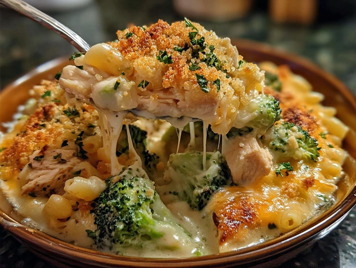 Amazing Chicken Broccoli Alfredo Bake with 1 Twist - Chicken Broccoli Alfredo Bake - additional detail