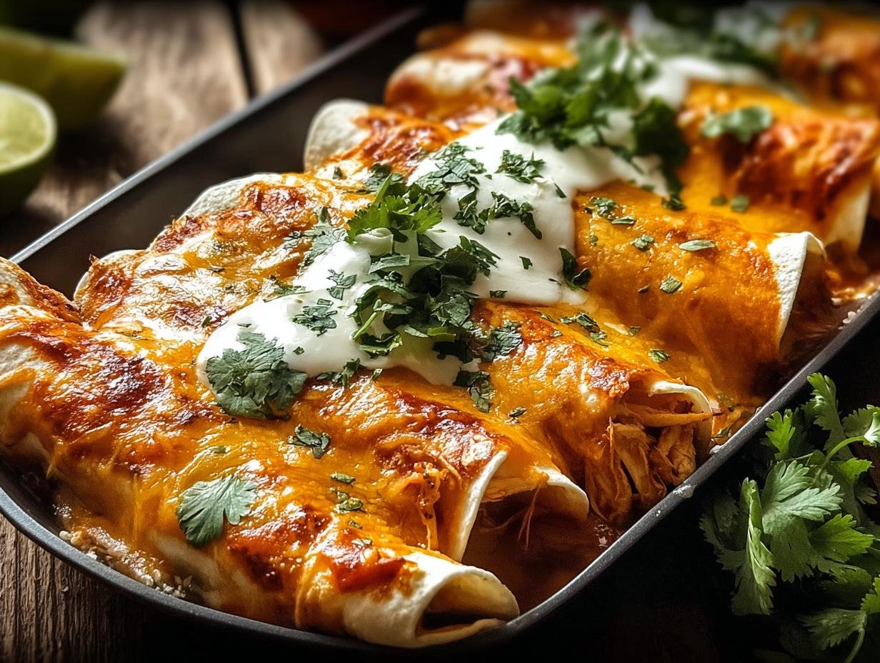 Amazing Chicken Enchiladas: Easy & Flavorful