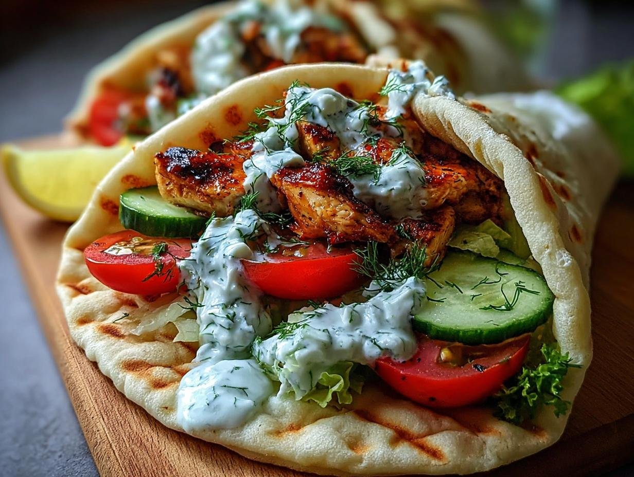 Greek Chicken Gyro: 1 Amazing Authentic Recipe - Chicken Gyro Greek - additional detail