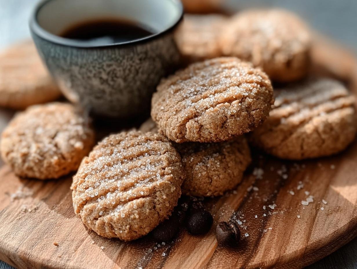 Amazing Coffee Sugar Cookies: 10 Min Prep