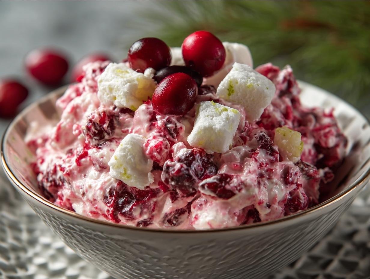 Cranberry Fluff Salad: Easy, Amazing Holiday Treat