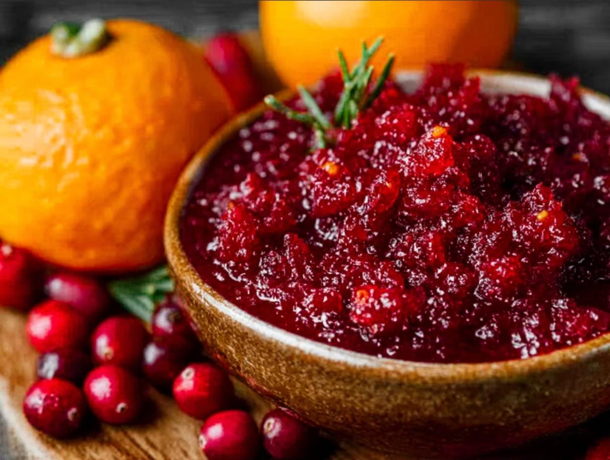 Best Cranberry Orange Relish: 5 Minute Zing
