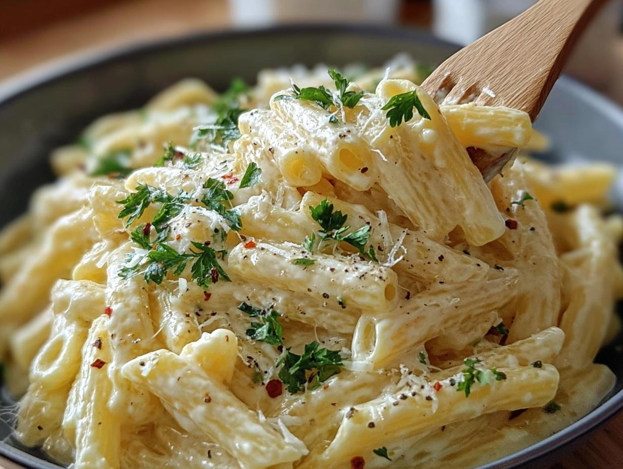 Creamy Garlic Pasta For
