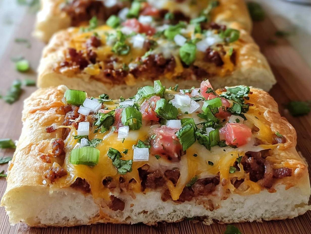 Amazing Crescent Roll Taco Pizza 1