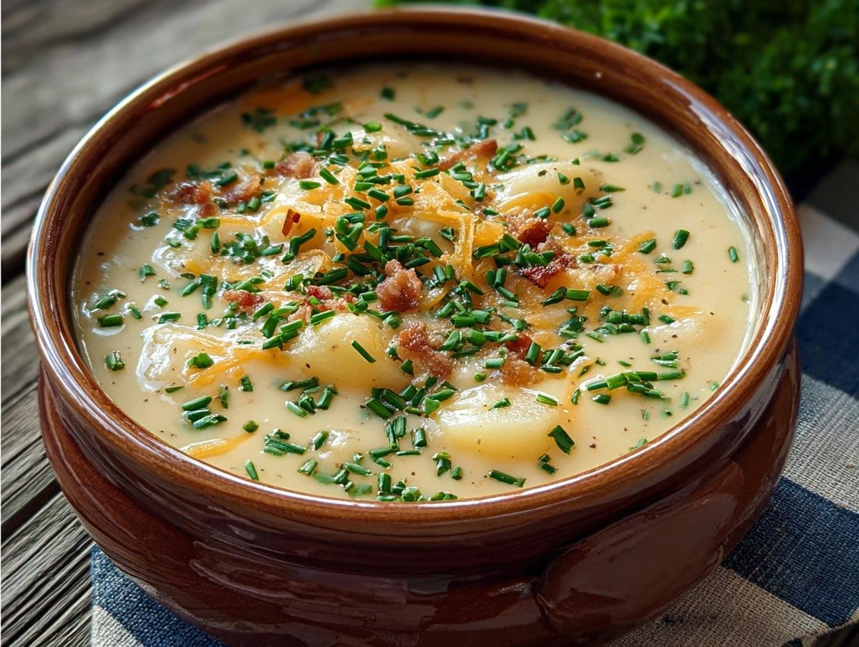 Crock Pot Potato Soup: Amazing 4-Ingredient Recipe - Crock Pot Potato Soup - additional detail