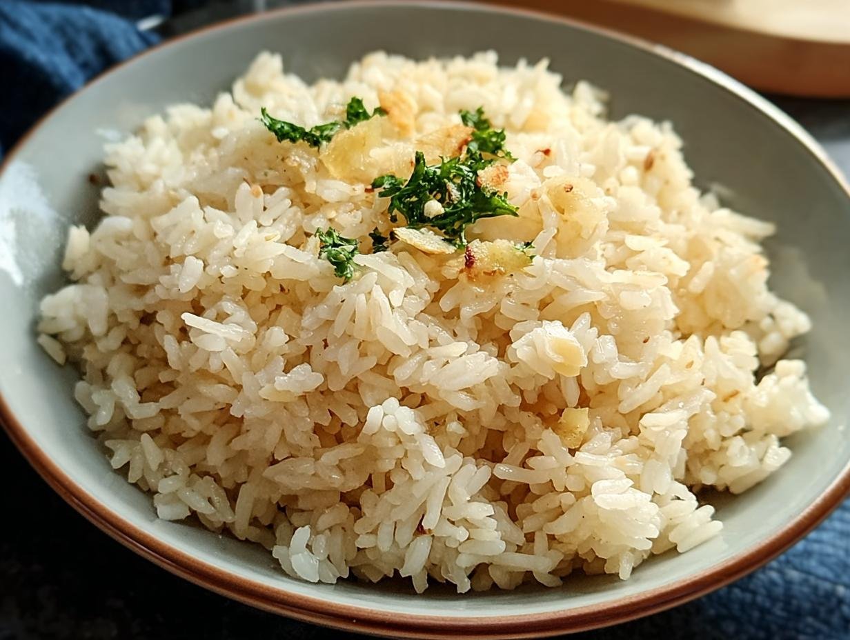 Garlic Butter Rice: Amazing 1-Pan Flavor - Garlic Butter Rice - additional detail