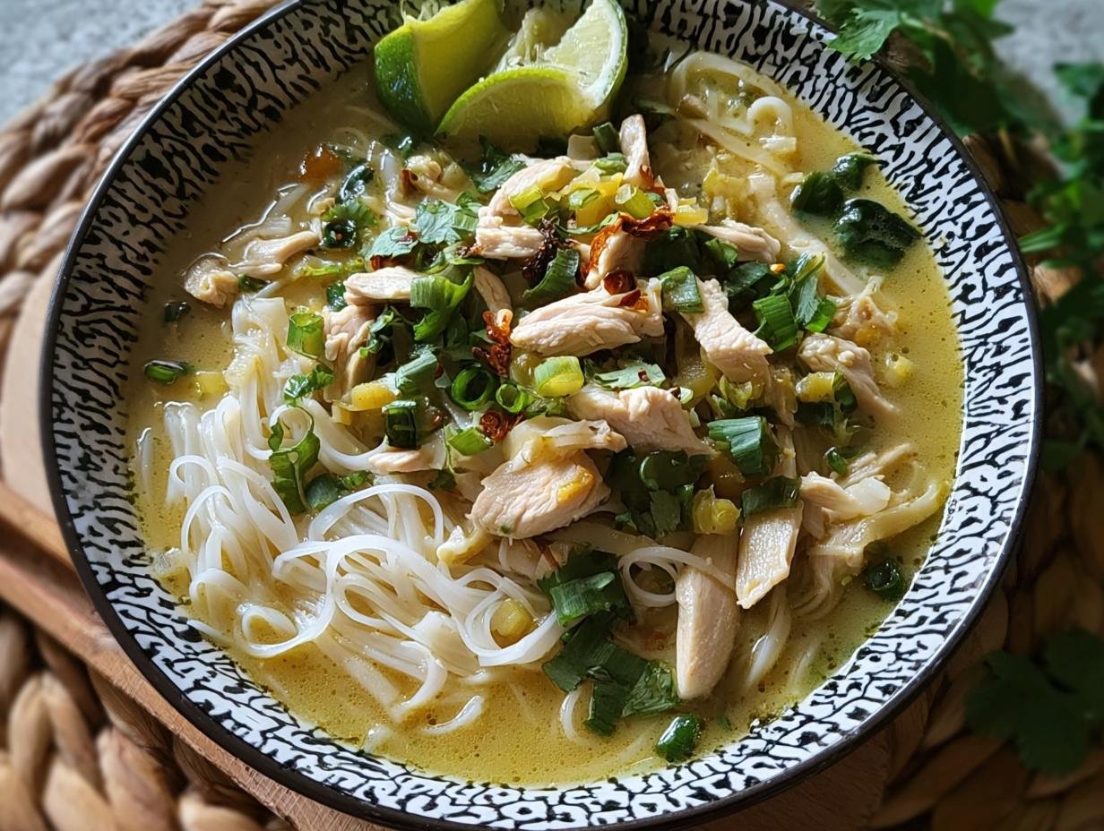 Gingery Chicken Rice Noodle