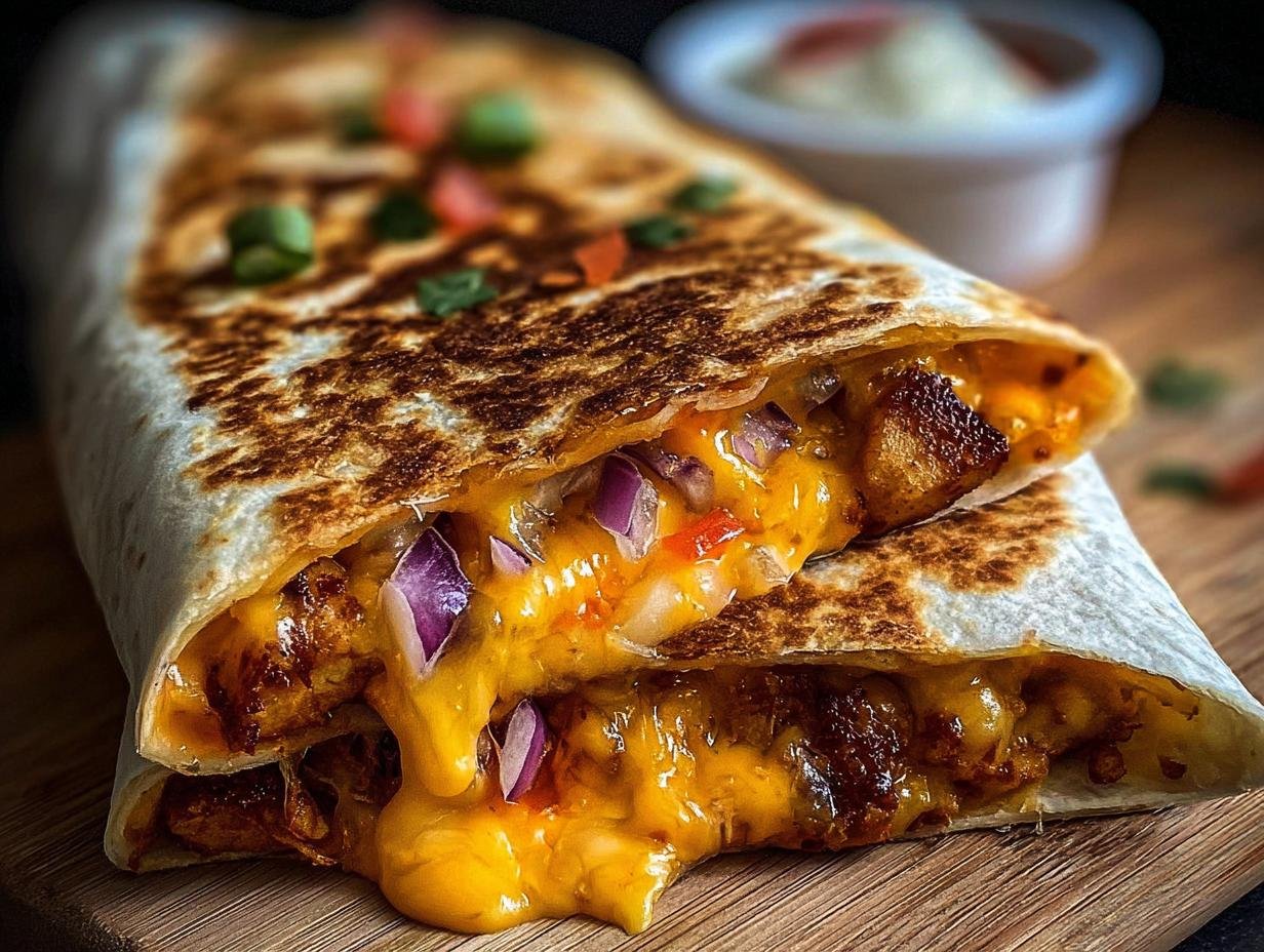 Grilled Cheese Burrito: 1 Amazing Comfort - Grilled Cheese Burrito Comfort - additional detail