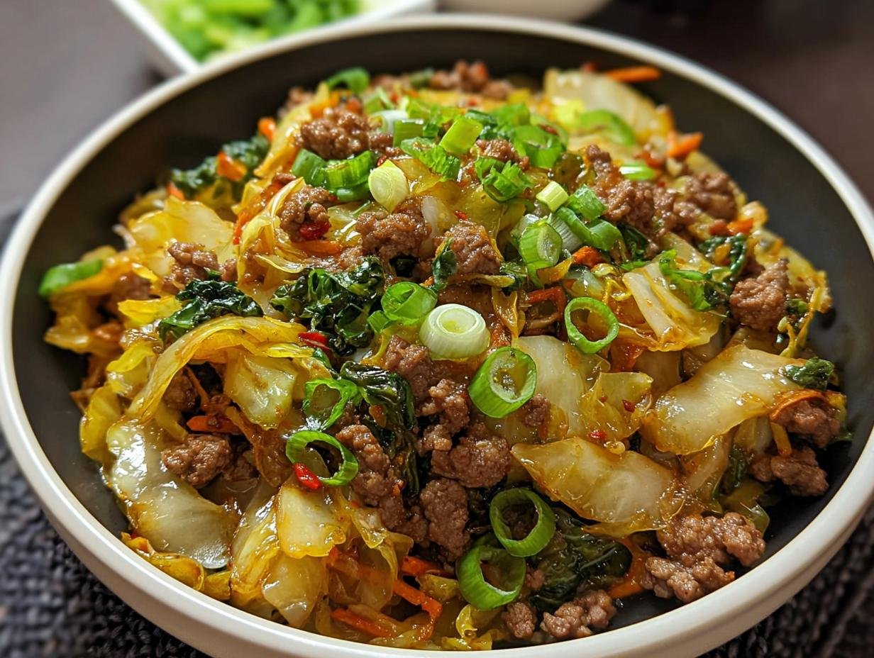Ground Beef Cabbage Stir: Tasty 40-Min Meal - Ground Beef Cabbage Stir - additional detail