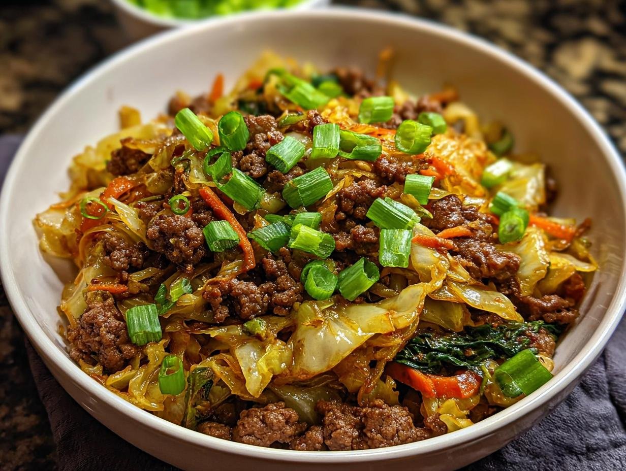 Ground Beef Cabbage Stir: Tasty 40-Min Meal