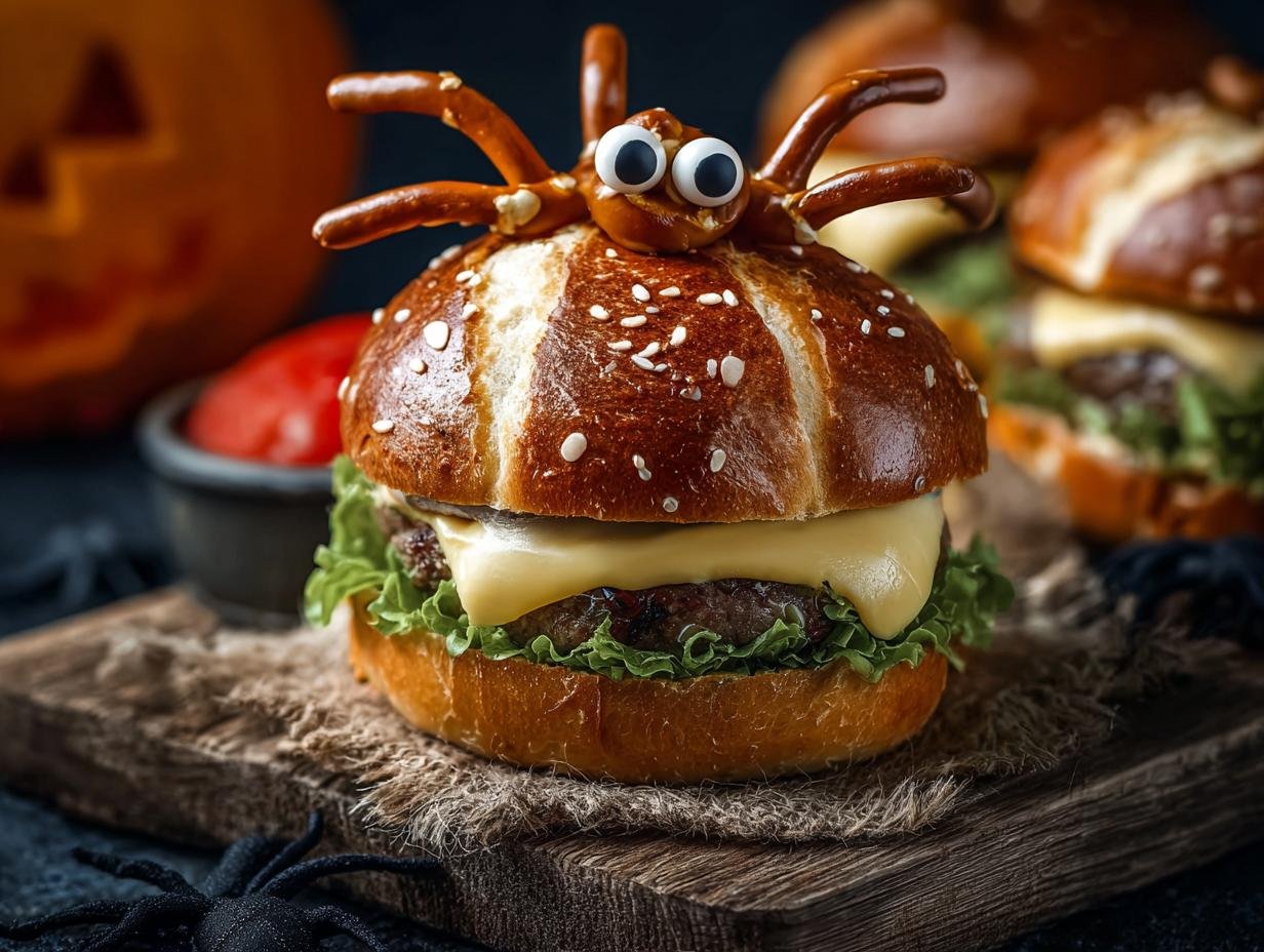Spooktacular Halloween Burger: 4 Wicked Bites - Halloween Burger - additional detail