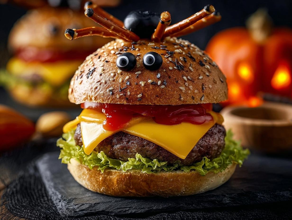 Spooktacular Halloween Burger: 4 Wicked Bites