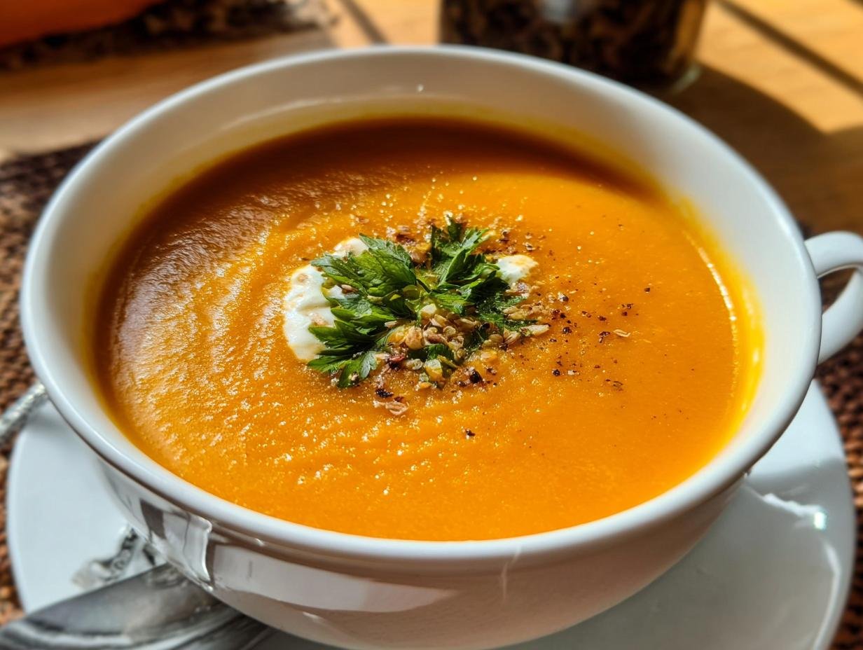 Amazing Healthy Roasted Carrot Soup 2 Ways - Healthy Roasted Carrot Soup - additional detail