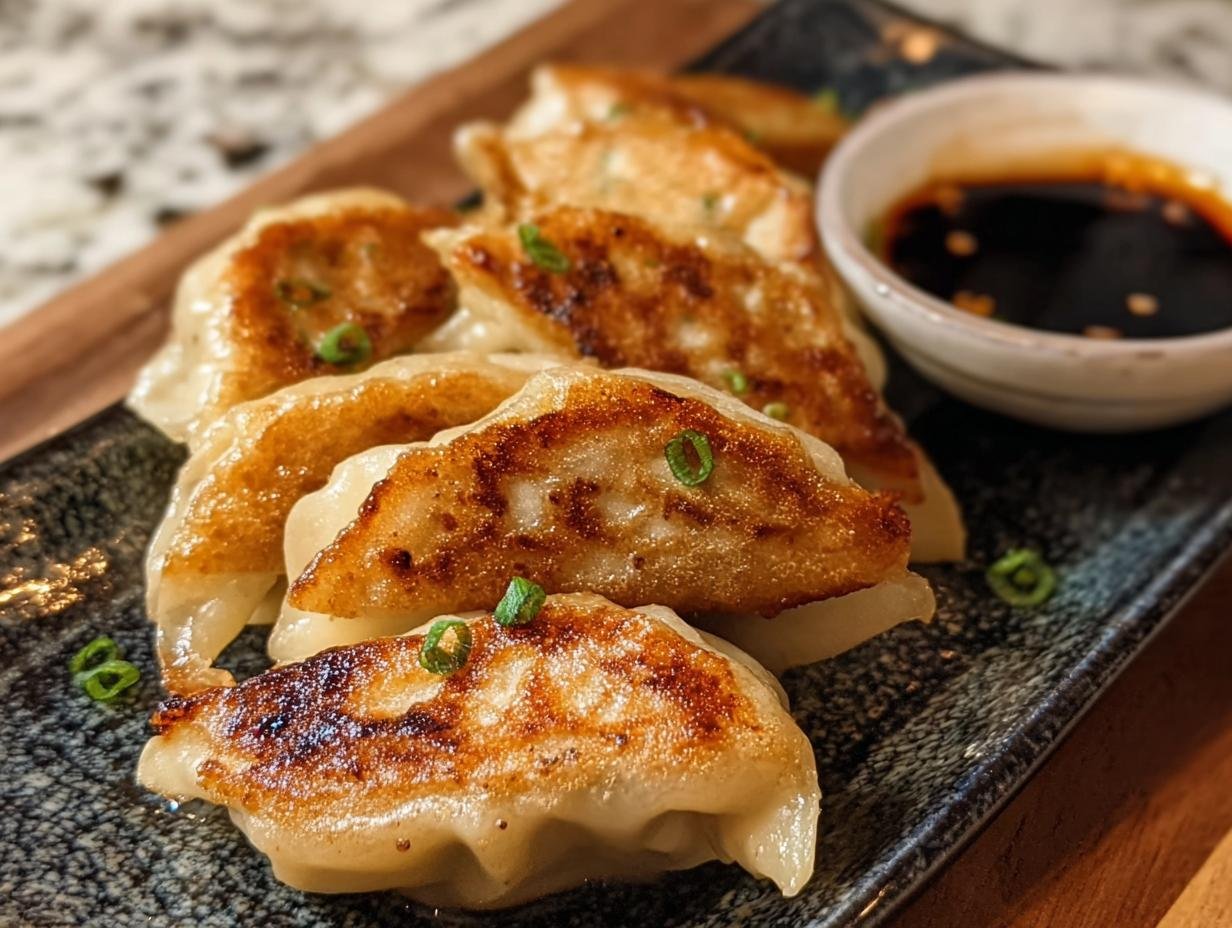Pan Fried Chicken Dumplings: Amazing Crispy Bites - Pan Fried Chicken Dumplings - additional detail