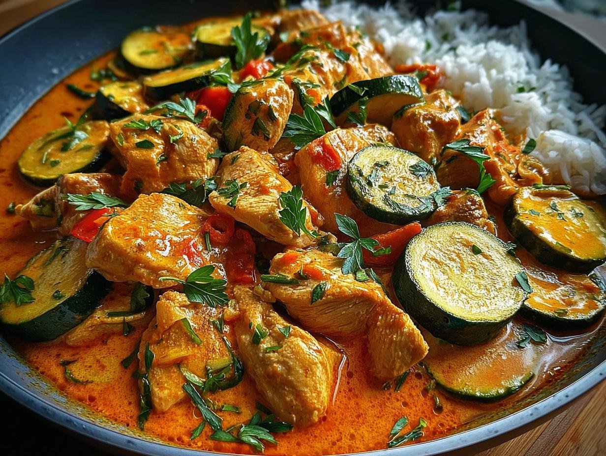 Delicious Paprika Zucchini Chicken Creamy - Paprika Zucchini Chicken Creamy - additional detail