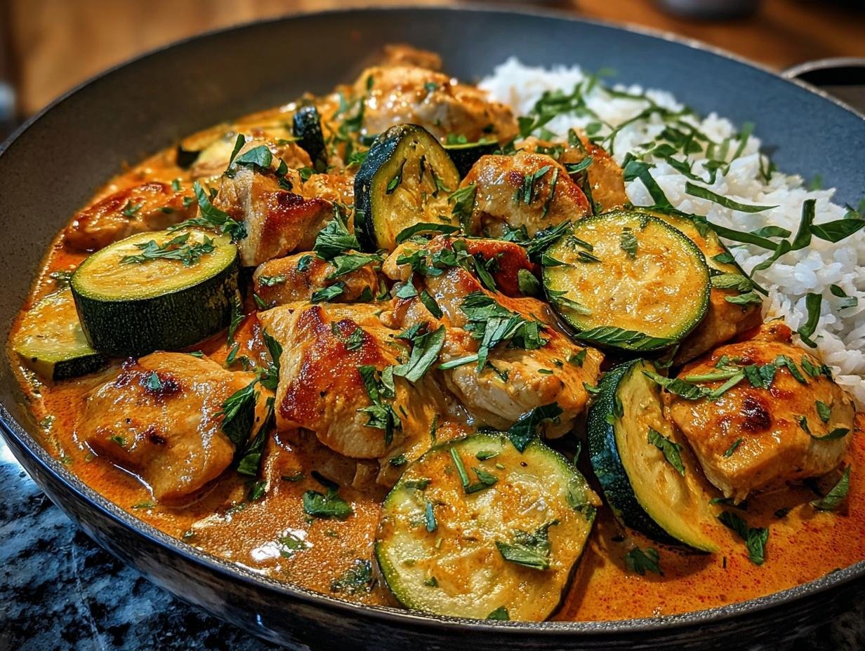 Delicious Paprika Zucchini Chicken Creamy - Paprika Zucchini Chicken Creamy - additional detail