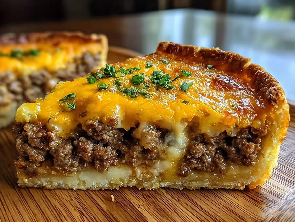 Pioneer Woman Cheeseburger Pie - Pioneer Woman Cheeseburger Pie - additional detail