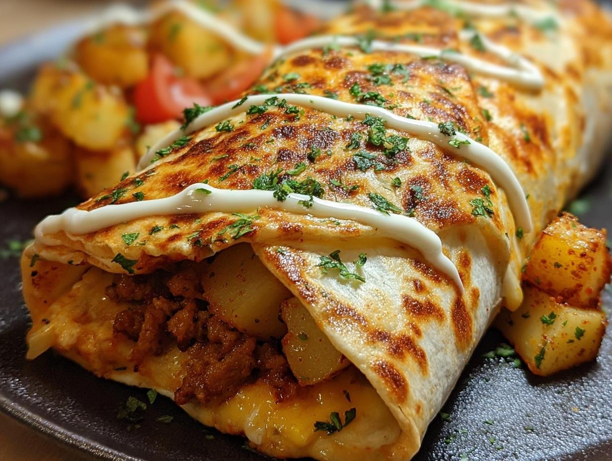 Potato Burritos Cheesy For