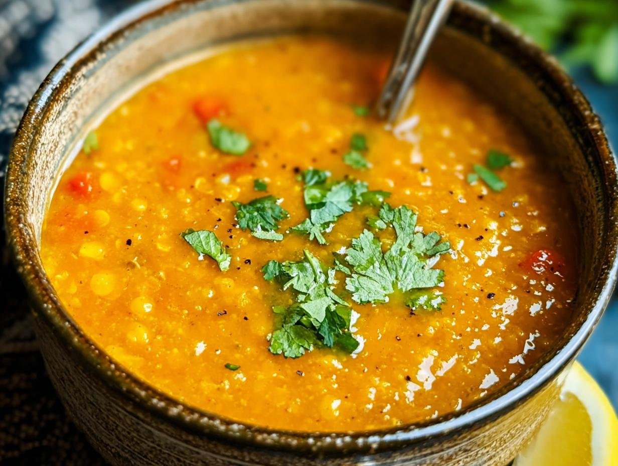 Amazing Red Lentil Soup in 40 Minutes - Red Lentil Soup - additional detail