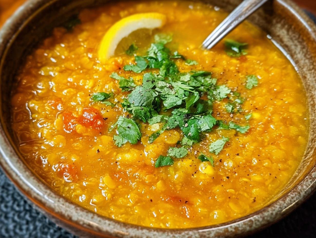 Amazing Red Lentil Soup in 40 Minutes