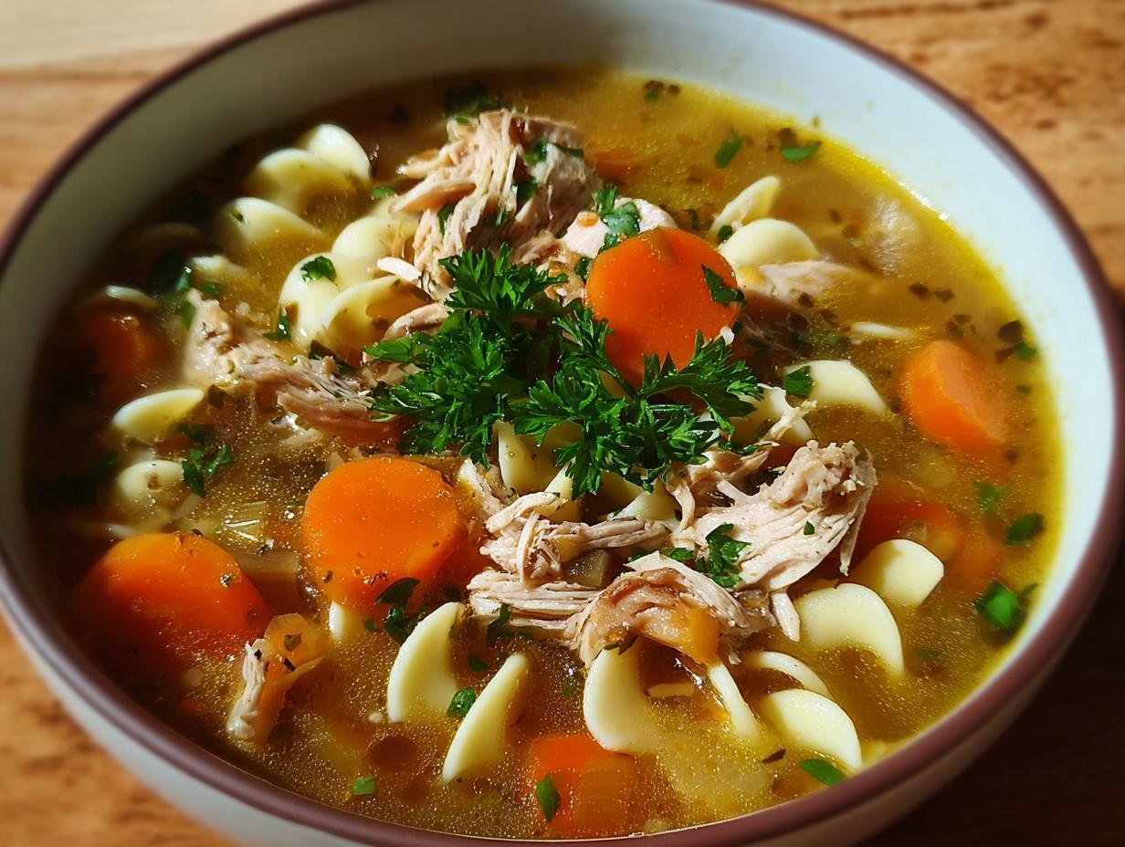 Rotisserie Chicken Noodle Soup: 30 Min Comfort