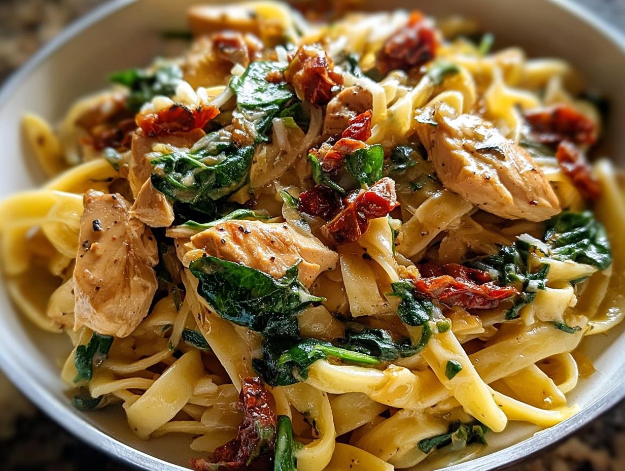Savory Tuscan Chicken Pasta: Easy, Creamy Delight