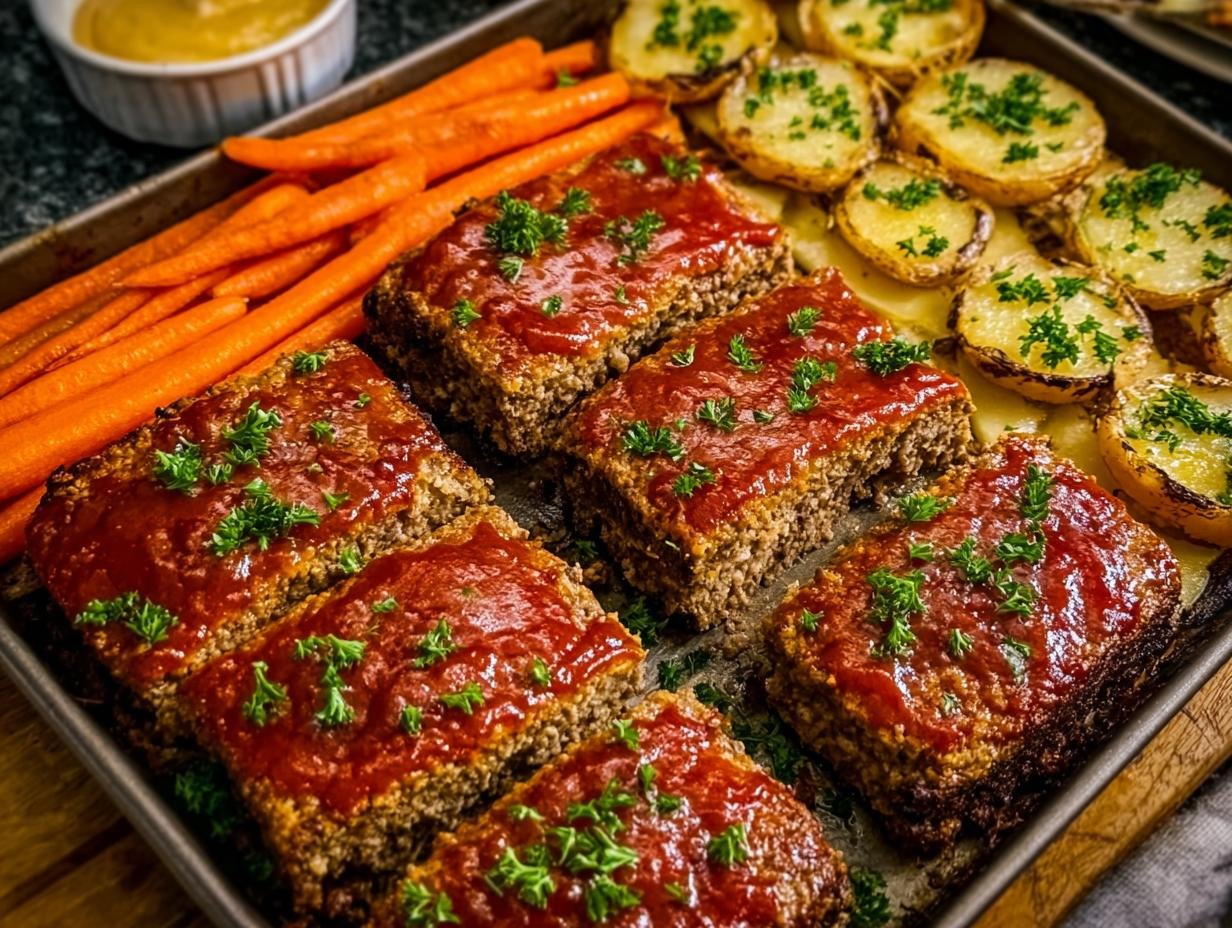Sheet Pan Meatloaf: Delicious Comfort in 40 Min - Sheet Pan Meatloaf - additional detail