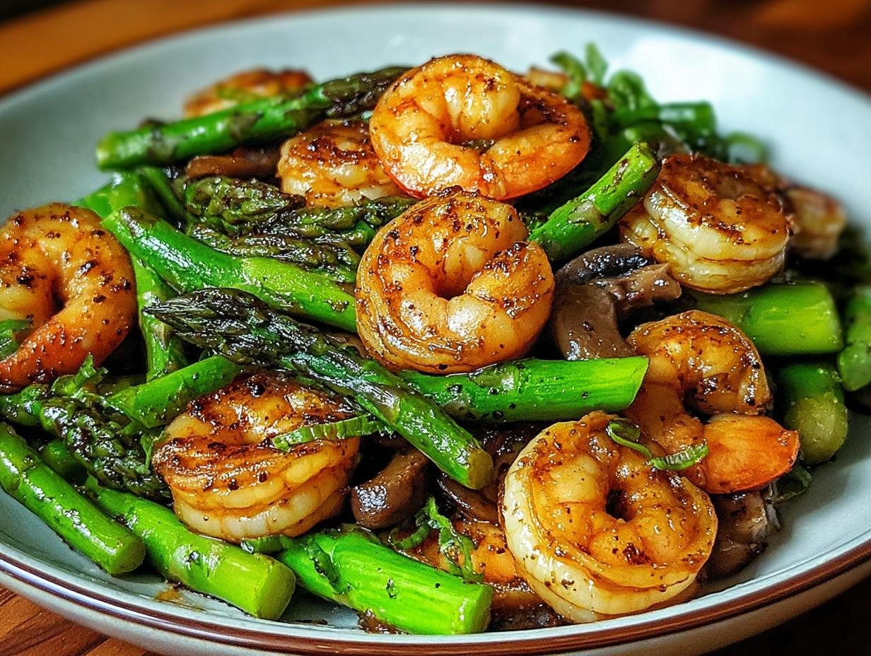 Shrimp Asparagus Stir Fry: 27 Min Meal