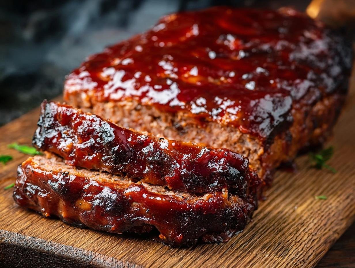 Smoked Meatloaf: Amazing 1 Way to Wow Dinners - Smoked Meatloaf - additional detail