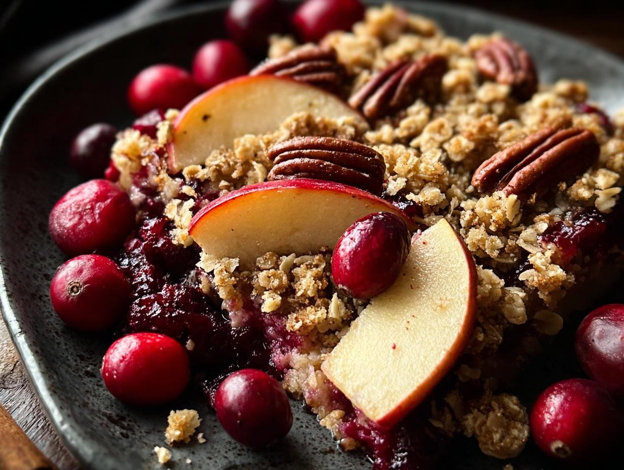 Spiced Cranberry Apple Crumble: 1 Easy Recipe - Spiced Cranberry Apple Crumble - additional detail