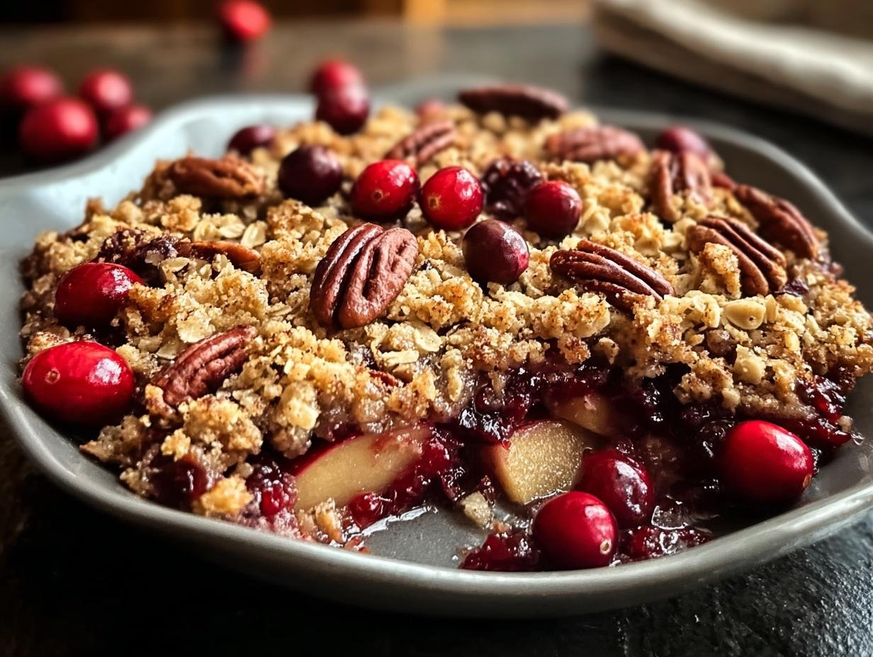 Spiced Cranberry Apple Crumble: 1 Easy Recipe - Spiced Cranberry Apple Crumble - additional detail