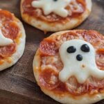 Spooktacular Mini Ghost Pizzas