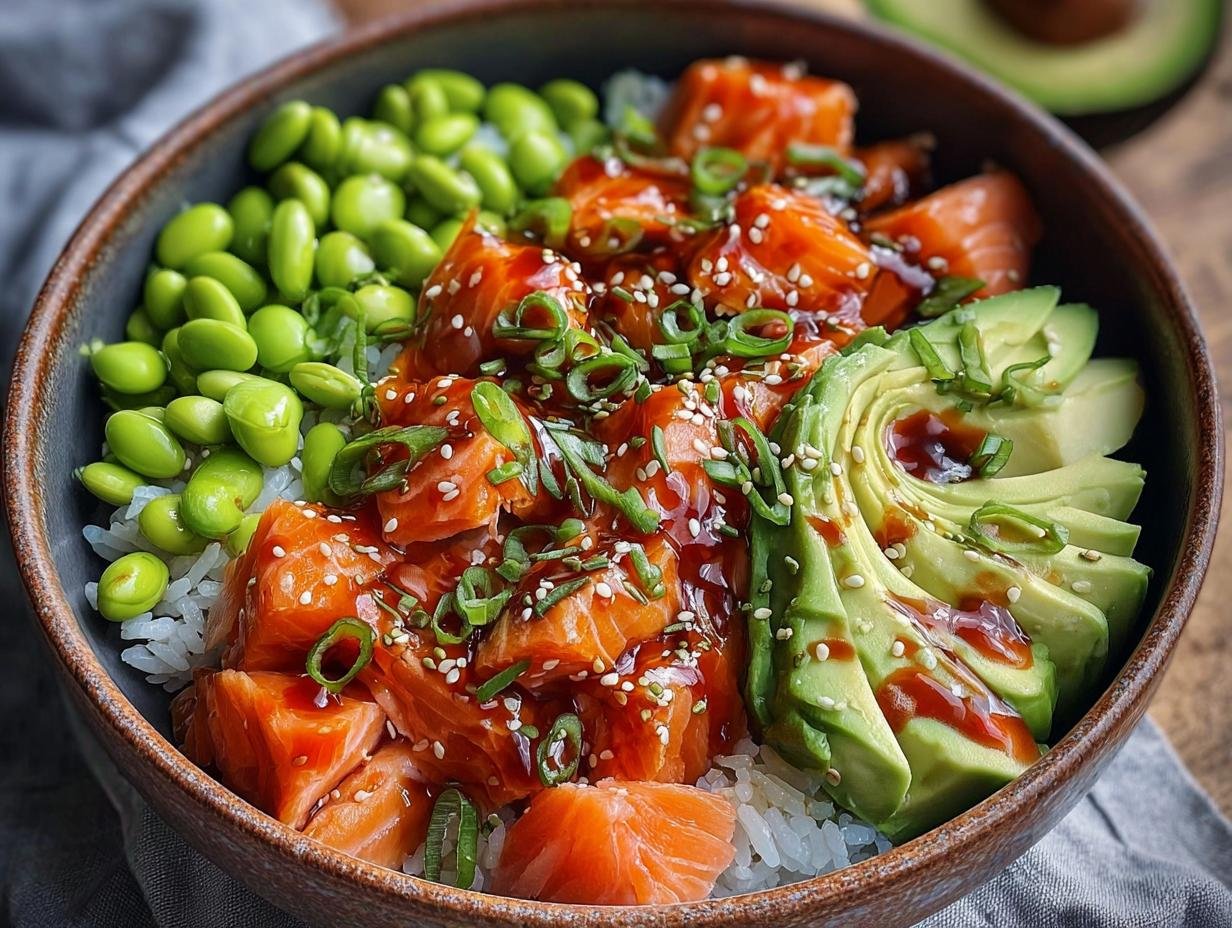 Sriracha Salmon Bowls: 1 Easy Meal - Sriracha Salmon Bowls - additional detail