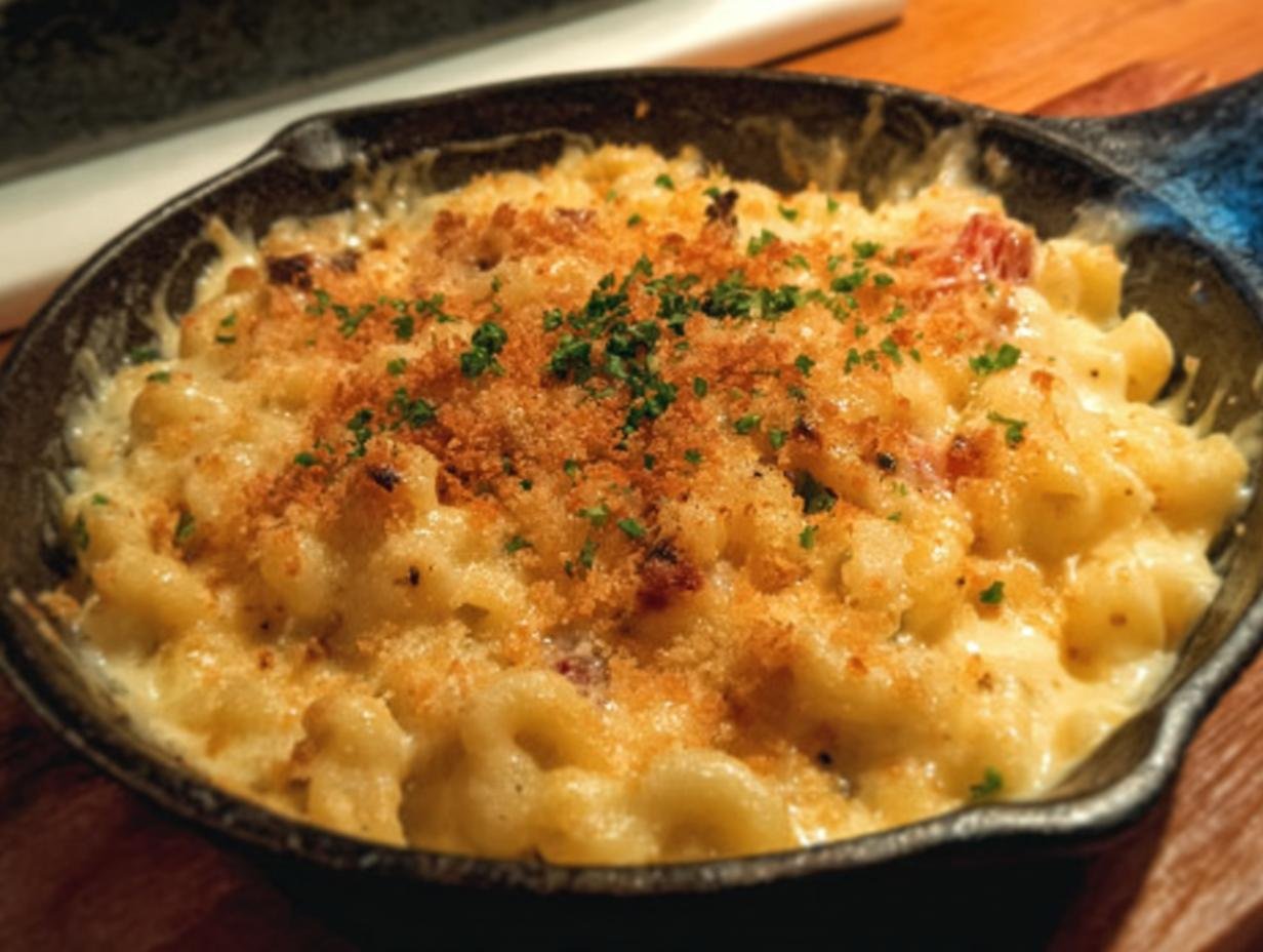 Steakhouse Mac Cheese: Amazing 5 Minute Prep - Steakhouse Mac Cheese - additional detail