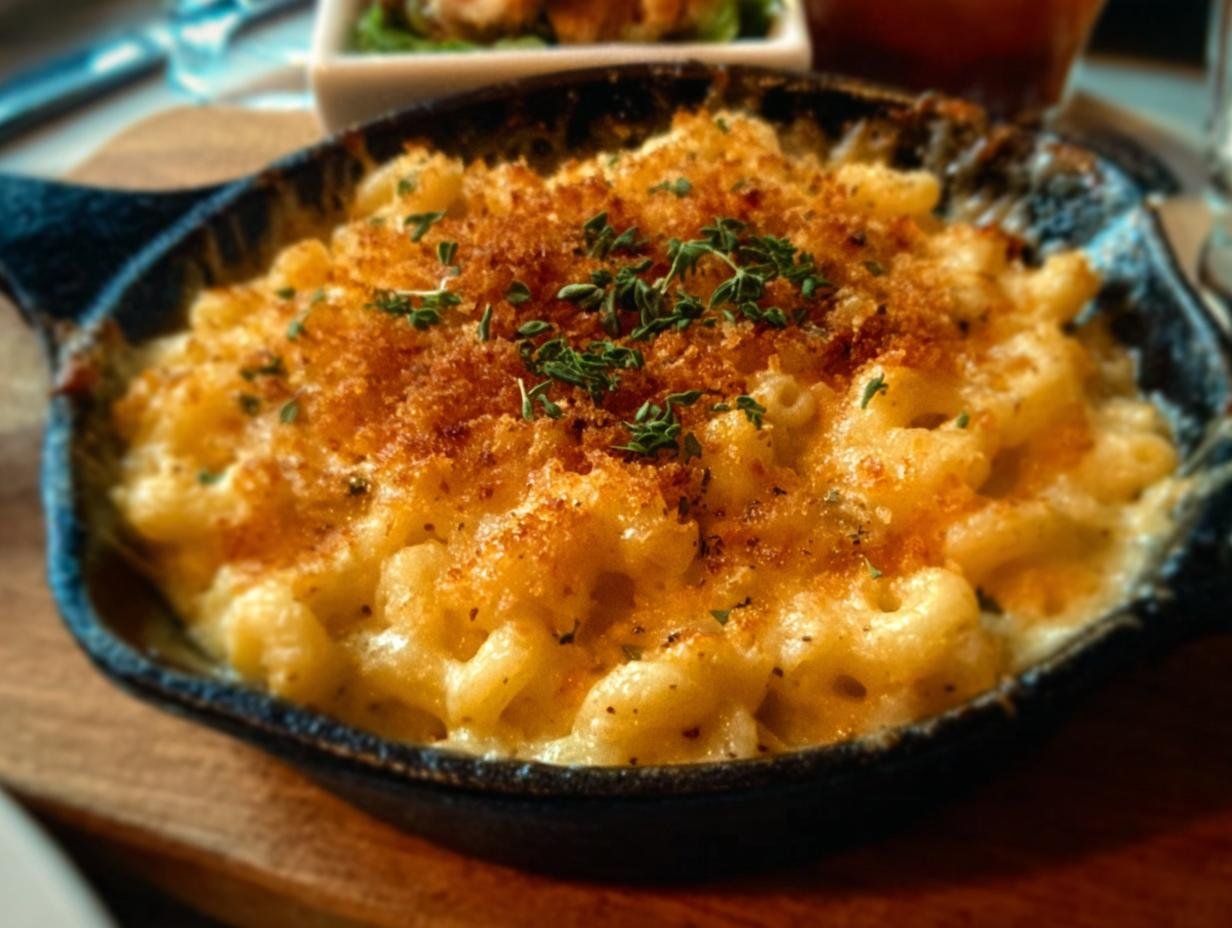 Steakhouse Mac Cheese: Amazing 5 Minute Prep