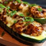 Sticky Bbq Chicken Zucchini