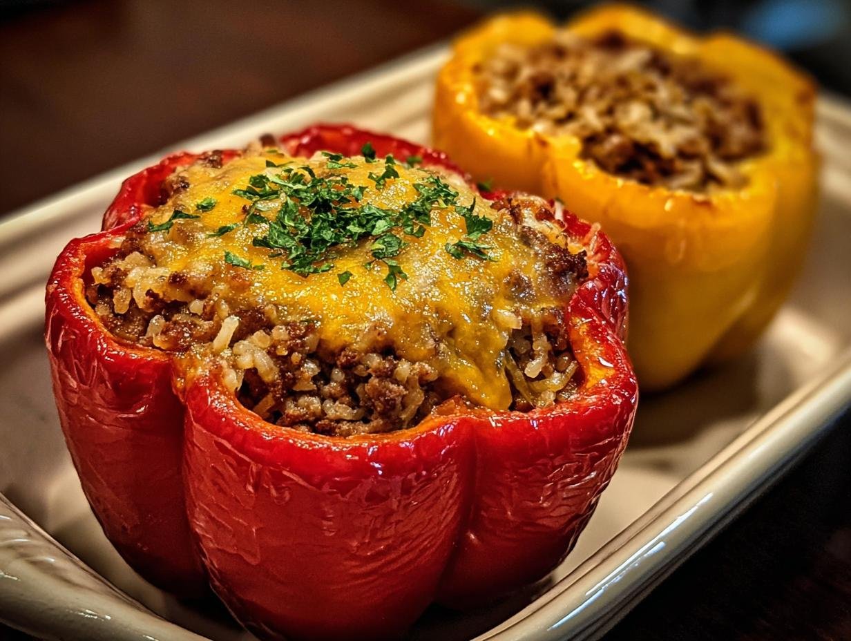 Stuffed Bell Peppers Ground: Delicious 4-Ingredient Meal - Stuffed Bell Peppers Ground - additional detail