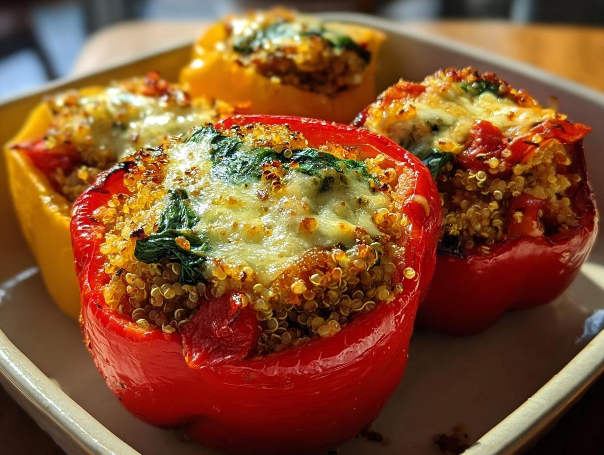 Amazing 4 Stuffed Bell Peppers Quinoa